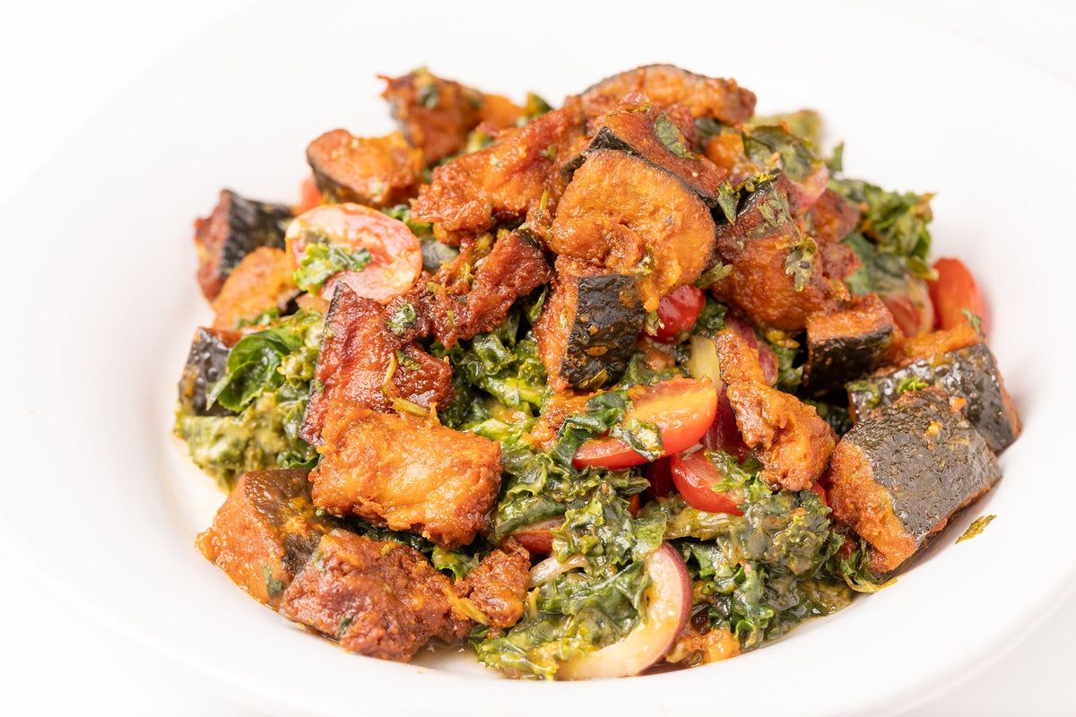 Roasted Kabocha & Kale Salad — A Grateful Plate