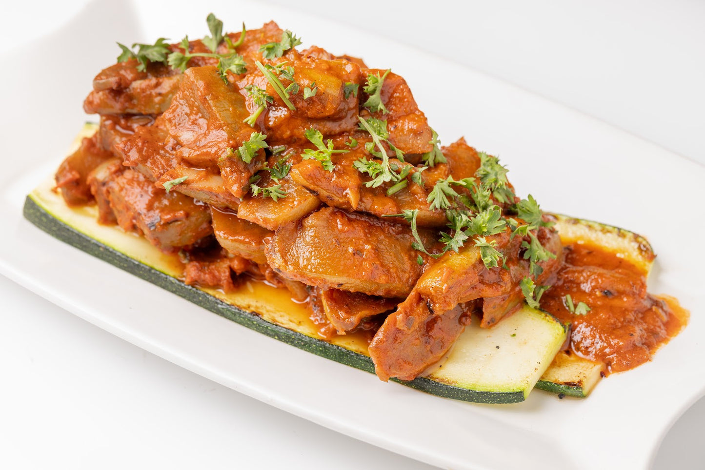 BBQ Chayote with Grains and Greens