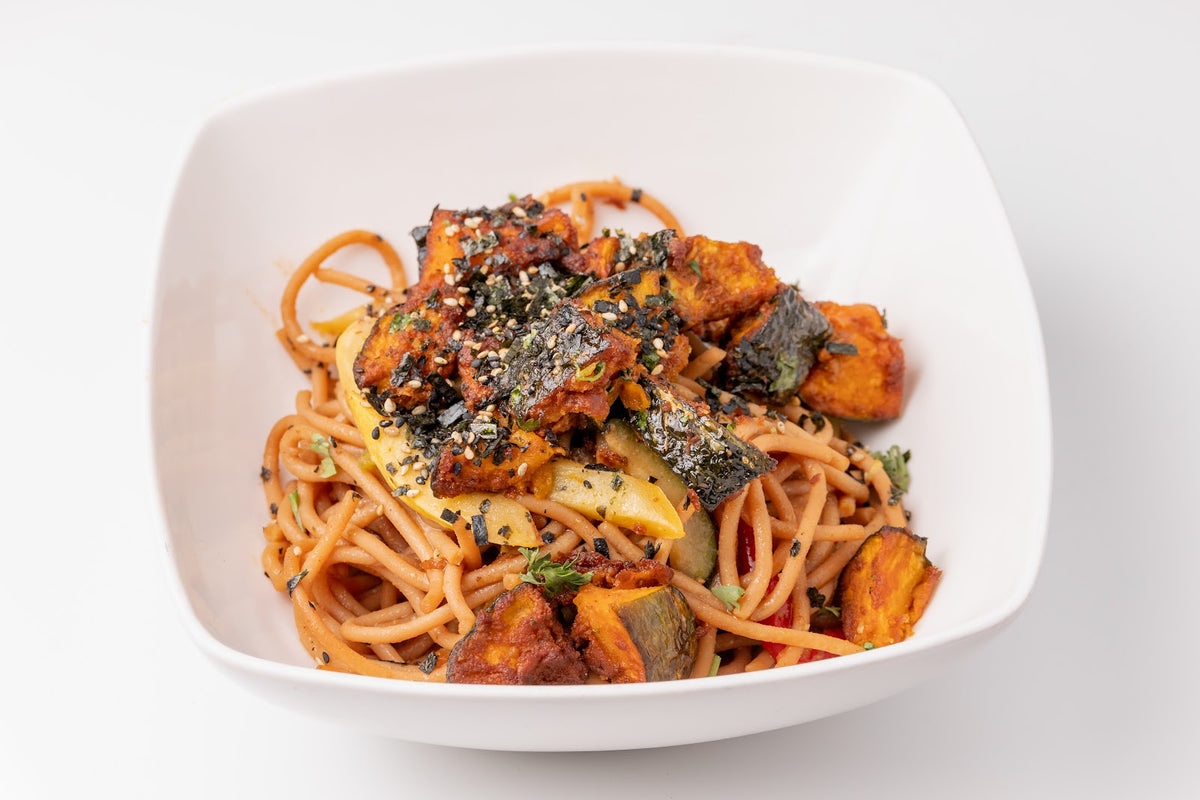 Stir Fried Noodles with Kabocha Squash — A Grateful Plate