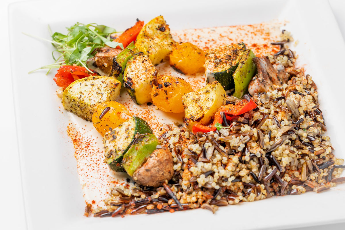 Mediterranean Kabob Platter