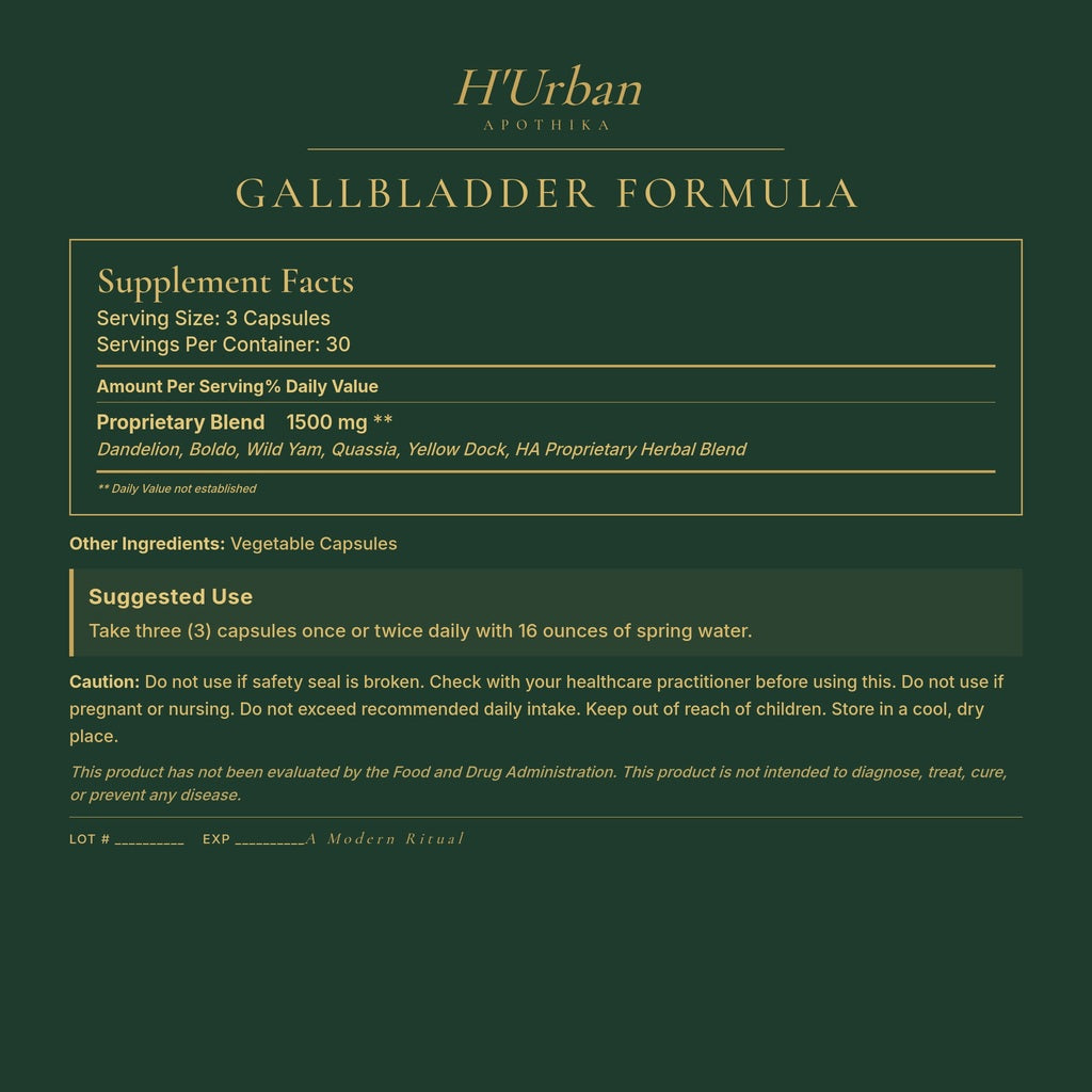 Gallbladder Formula