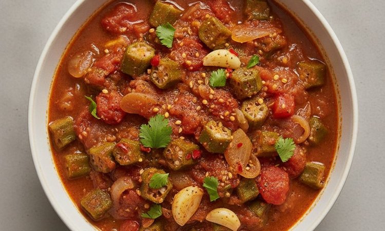 African Spiced Okra Stew