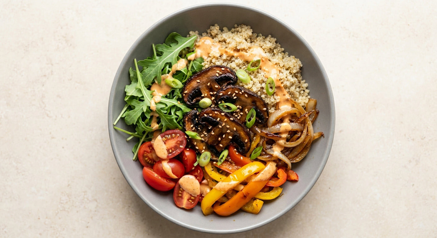 Bones Bowl Teriyaki Mushroom
