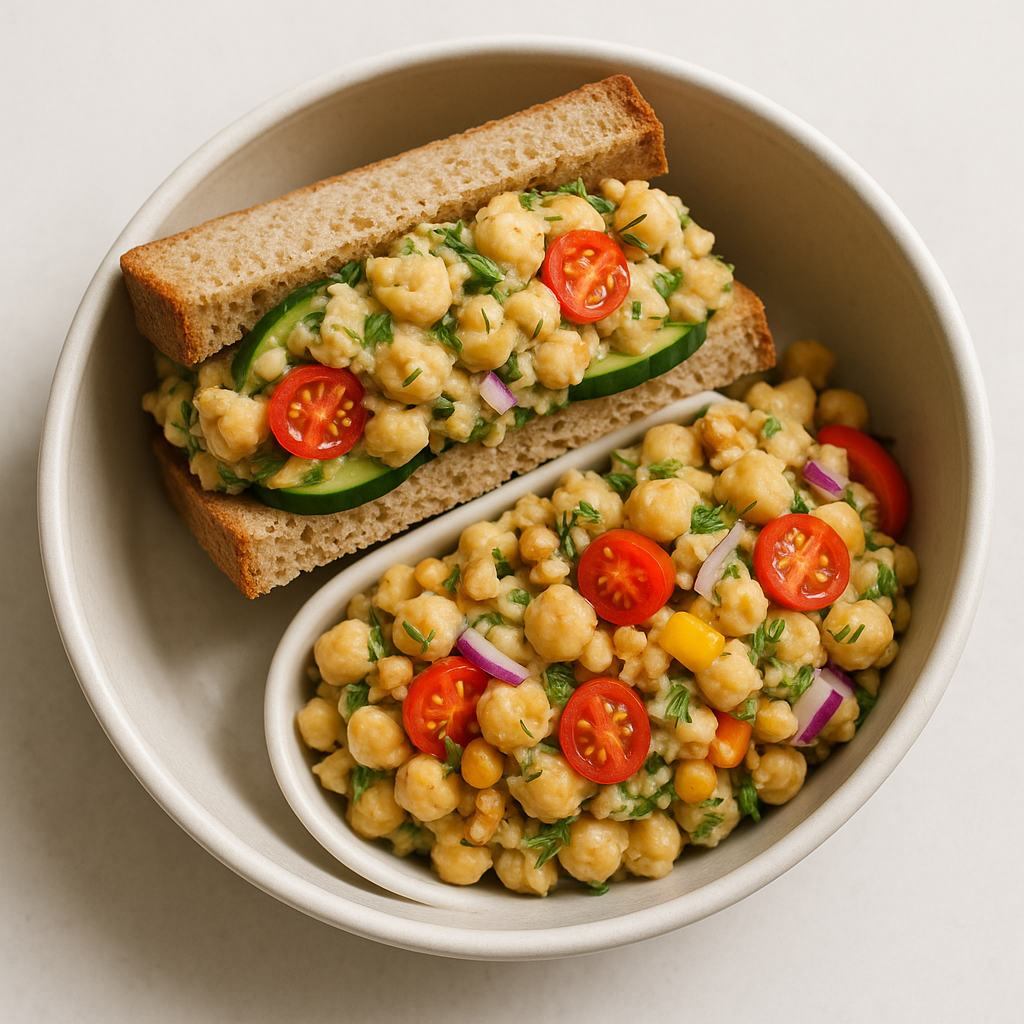 Chickpea "Chicken" Salad Sandwich