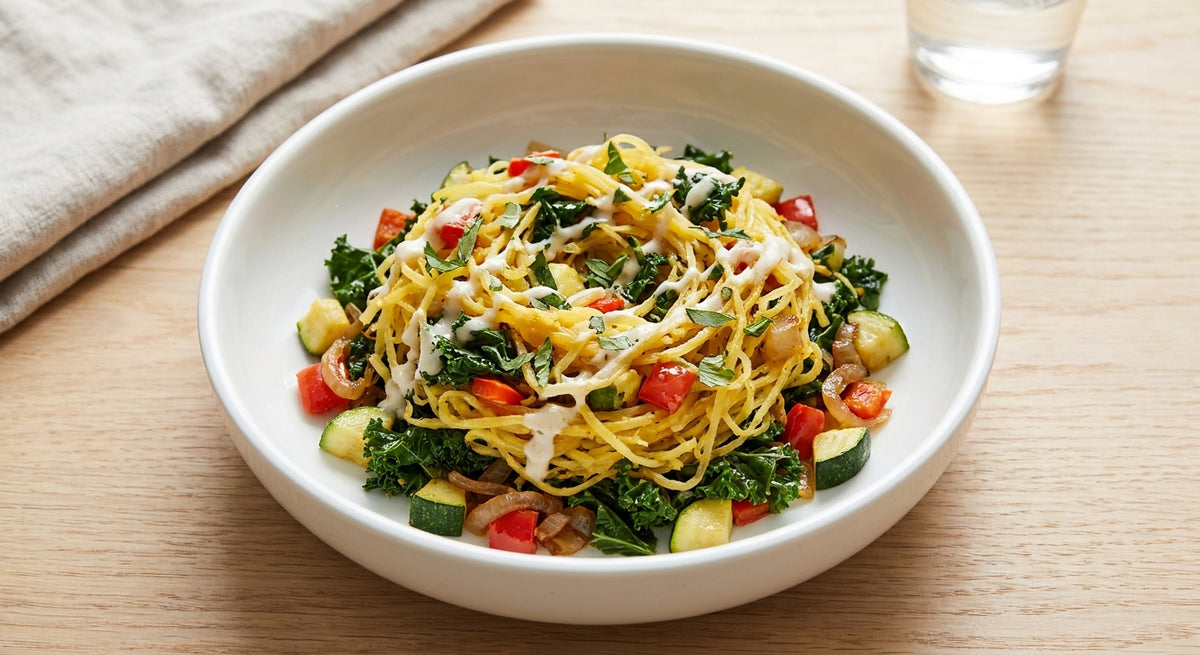 Savory Spaghetti Squash Nest