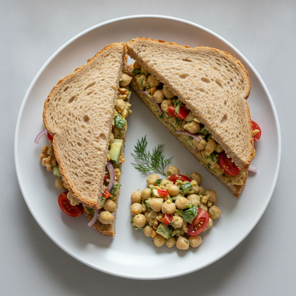Chickpea "Chicken" Salad Sandwich
