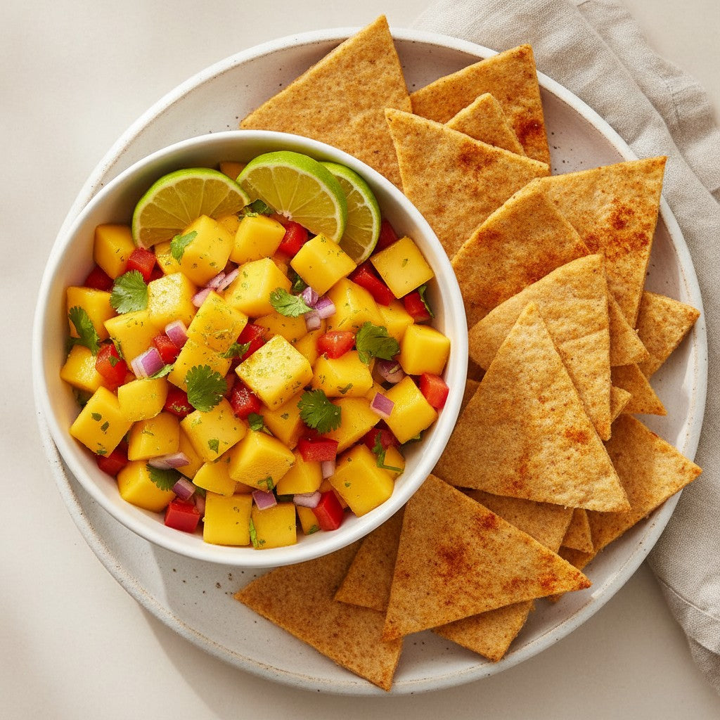 Mango Salsa & Spelt Chips