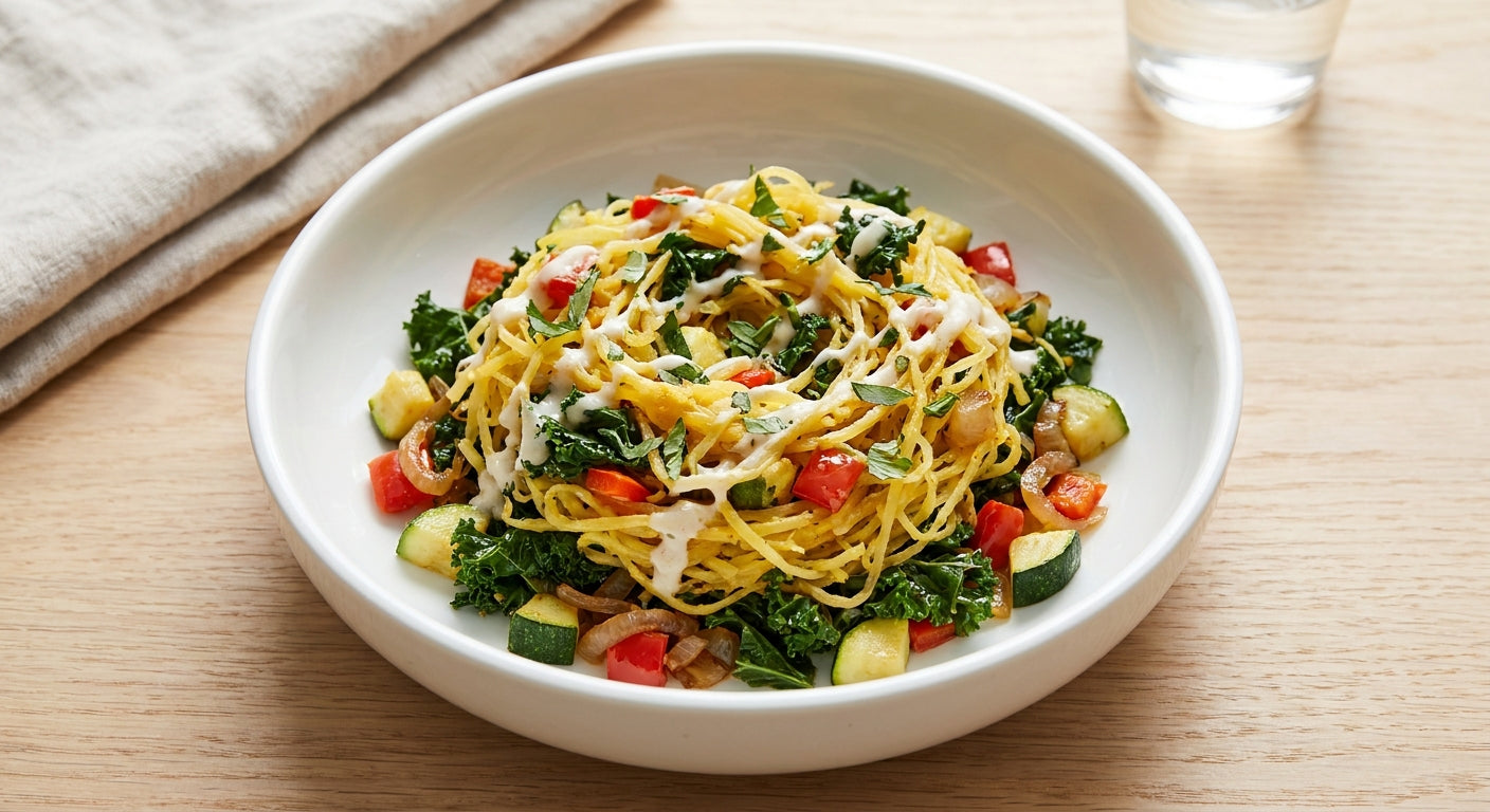Savory Spaghetti Squash Nest