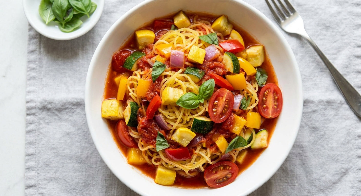 Spaghetti Squash Pasta Primavera