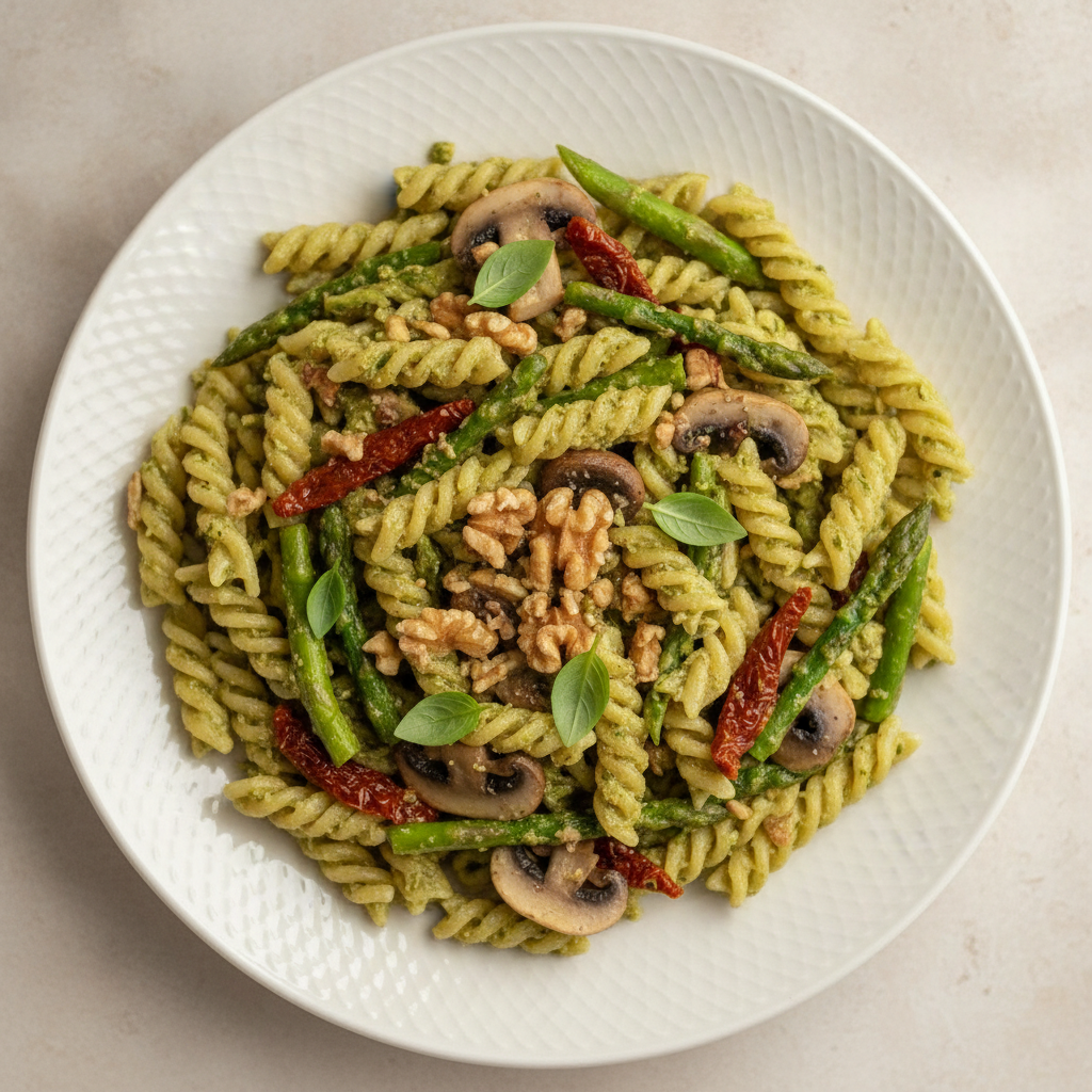 Walnut & Basil Pesto Pasta